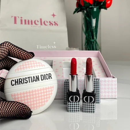 Dior Gift Set – Le Baume + Rouge Dior Minis (Pink Edition) 🎀✨