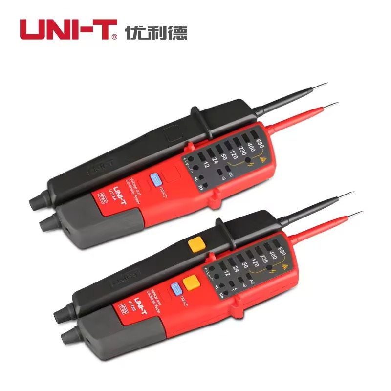 UNI-T UT15C Voltage Tester AC/DC, Continuity & 3-Phase Voltage Test Multimeter