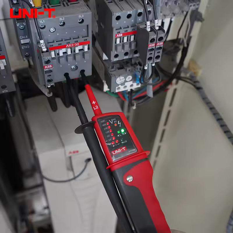 UNI-T UT15C Voltage Tester AC/DC, Continuity & 3-Phase Voltage Test Multimeter
