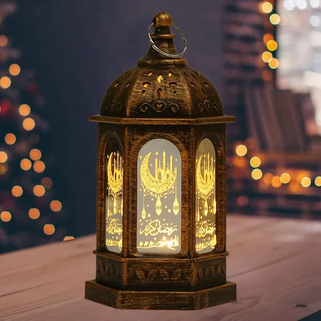 فانوس رمضان بني اللون