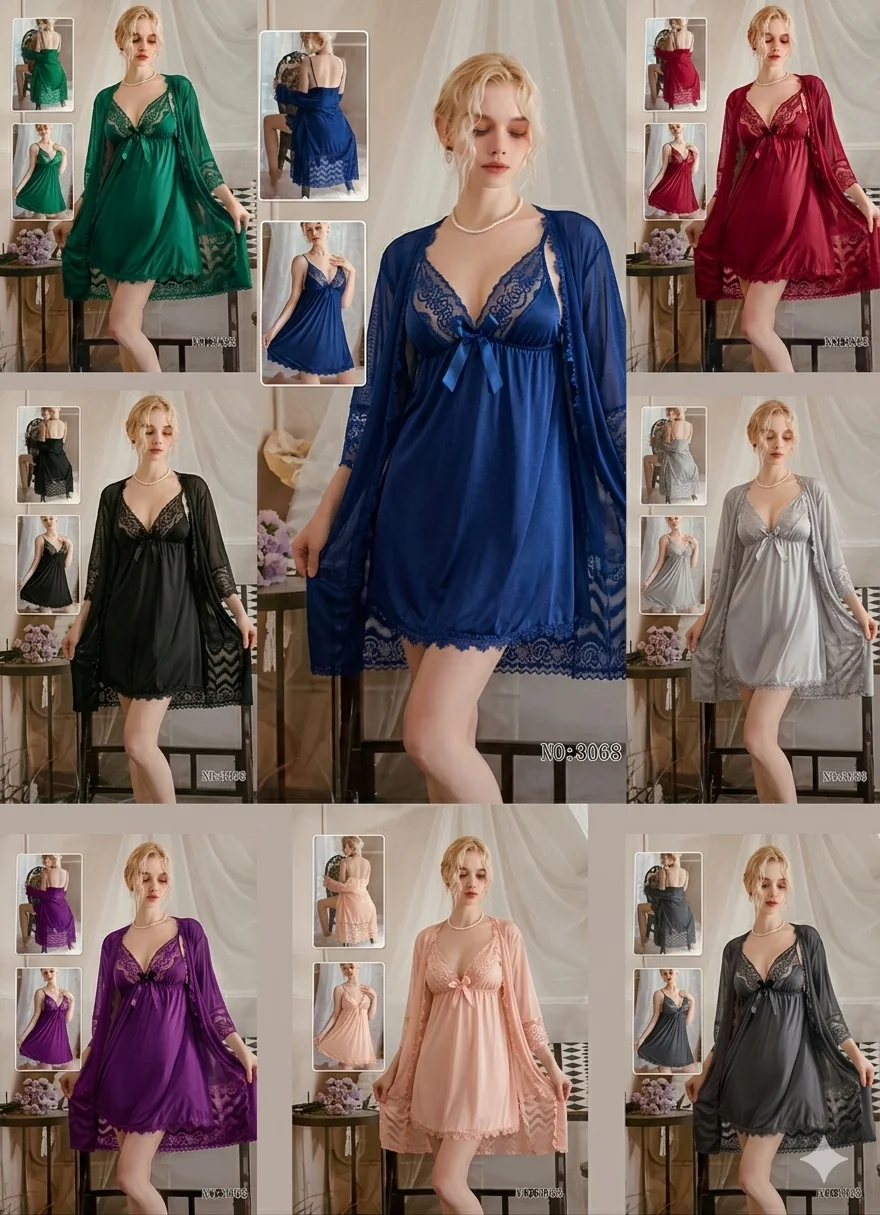 CHEMISE 3 PIECE