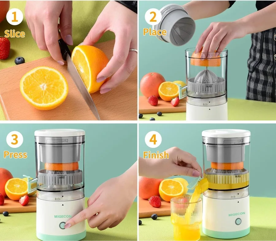 عصارة الليمون والفواكه الكهربائية محمولة