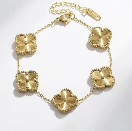 Van cleef Or pour homme & femme en acier inoxydable