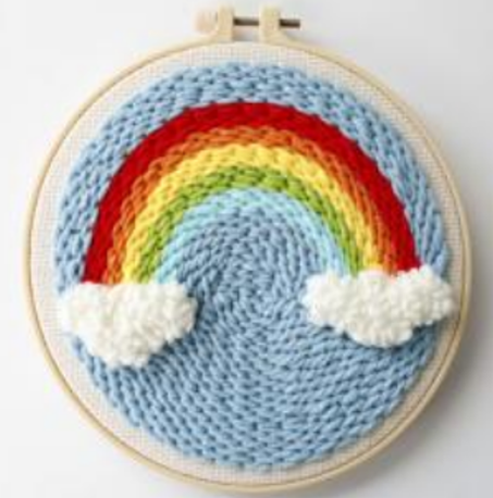 Kit Punch Needle Arc en Ciel