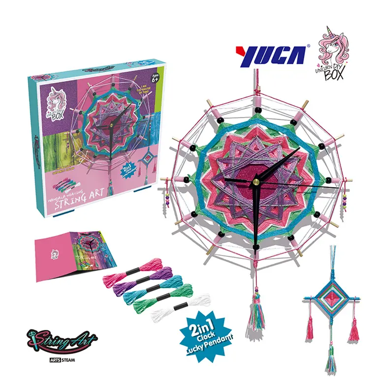 Kit String Art Horloge