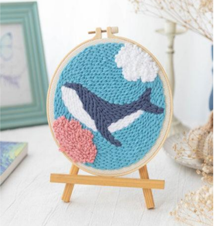 Kit Punch Needle Baleine