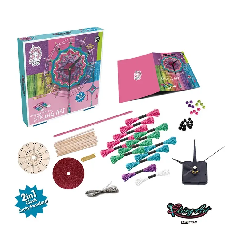 Kit String Art Horloge