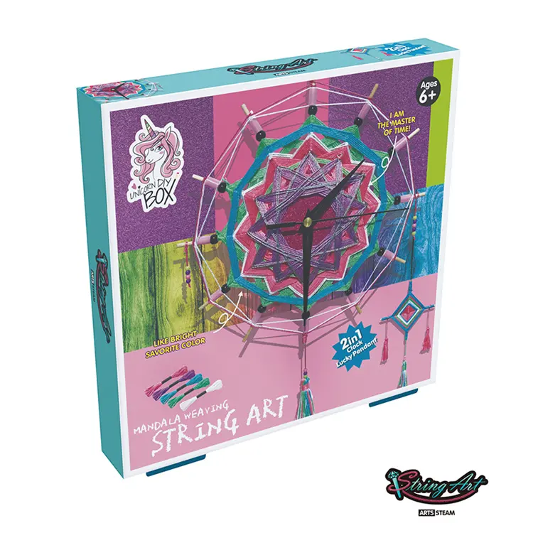 Kit String Art Horloge