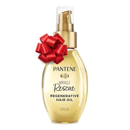 Pantene Miracle Rescue - Aceite regenerativo para el cabello, 2.0 onzas líquidas, tratamiento de reparación profunda para cabello seco y dañado