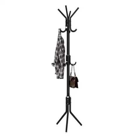 Porte manteau portable sur pieds en métal en forme d’arbre
