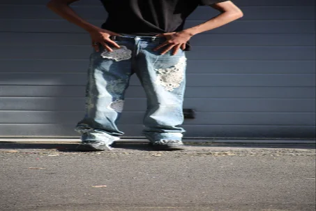 REVET // LACE GHOST DENIM