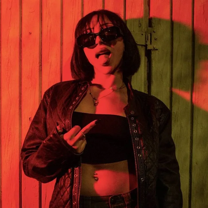 REVET Black Long Sleeve Top