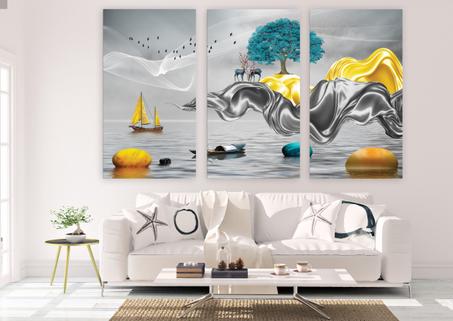 new tableau en toile cadre bois massif