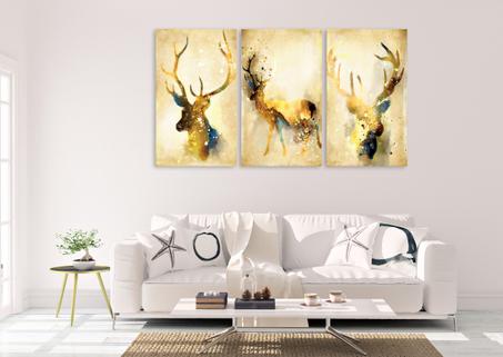 tableau impression en toile  gazelle