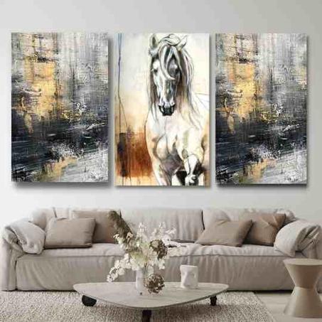 tableau decoratif en toile CHEVAL