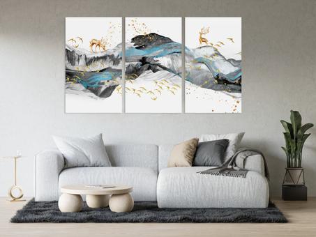 tableau en toile 3 m gazelle