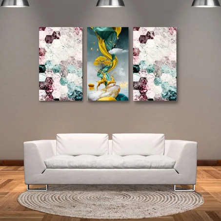 tableau decoratif en toile OISEAUX