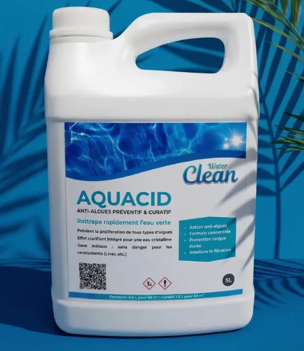AQUACID (5L): Barrière Active Anti-algues