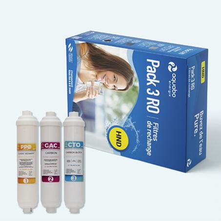 PACK DE 3 PRÉFILTRES DE REMPLACEMENT (1,2,3 ÉTAPES) HND 12’’
