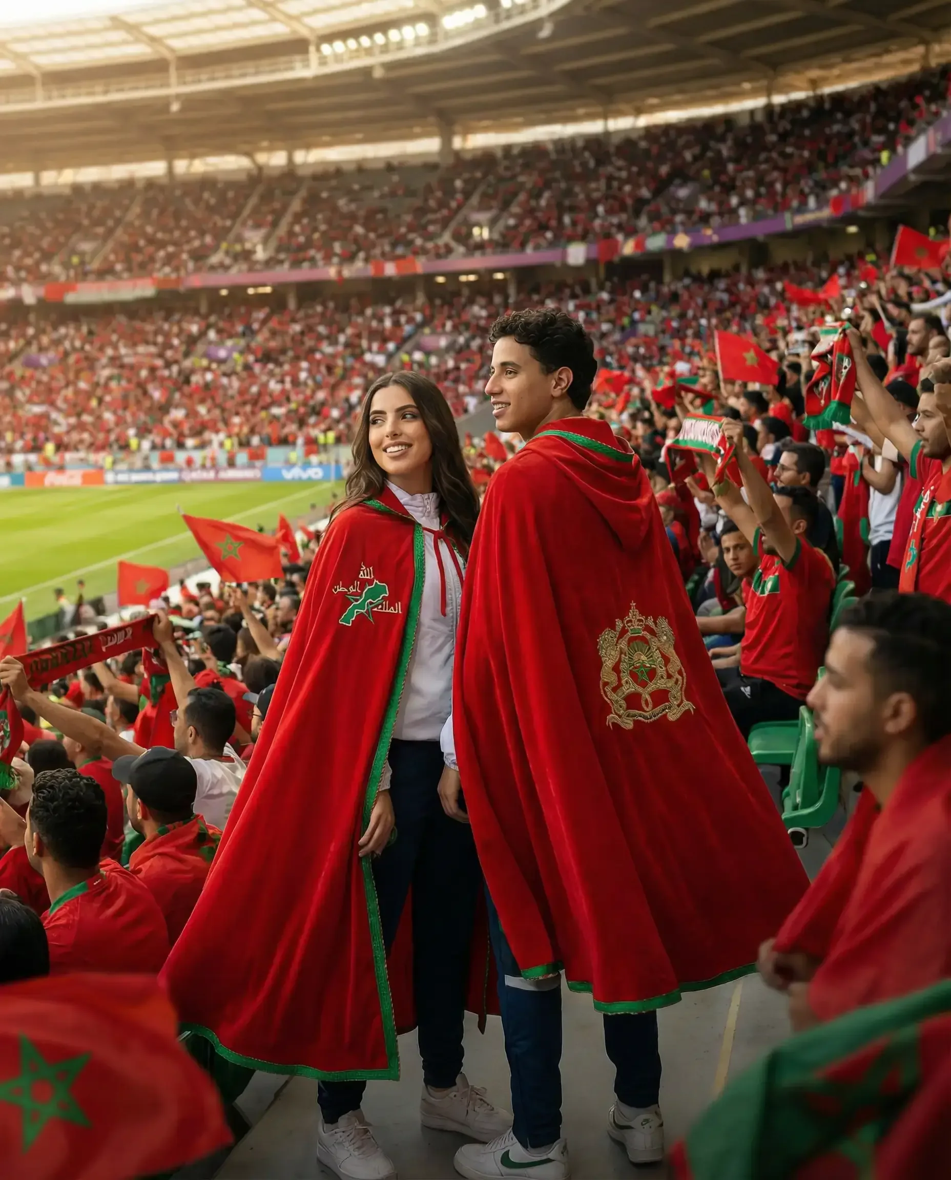 سلهام ملكي مغربي للرجال و النساء فاخر مطرّز – جودة بريميوم بلمسة ملكية