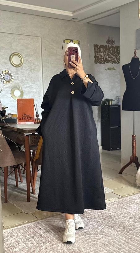 فستان طويل للمحجبات