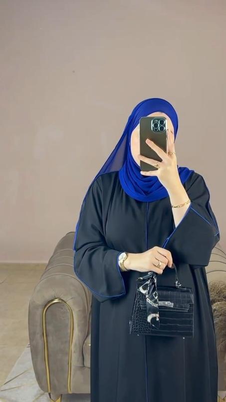 عباية أنيقة أخر الموضة ✅بتصميم ساحر 🧙  وجودة فائقة 🥰👌