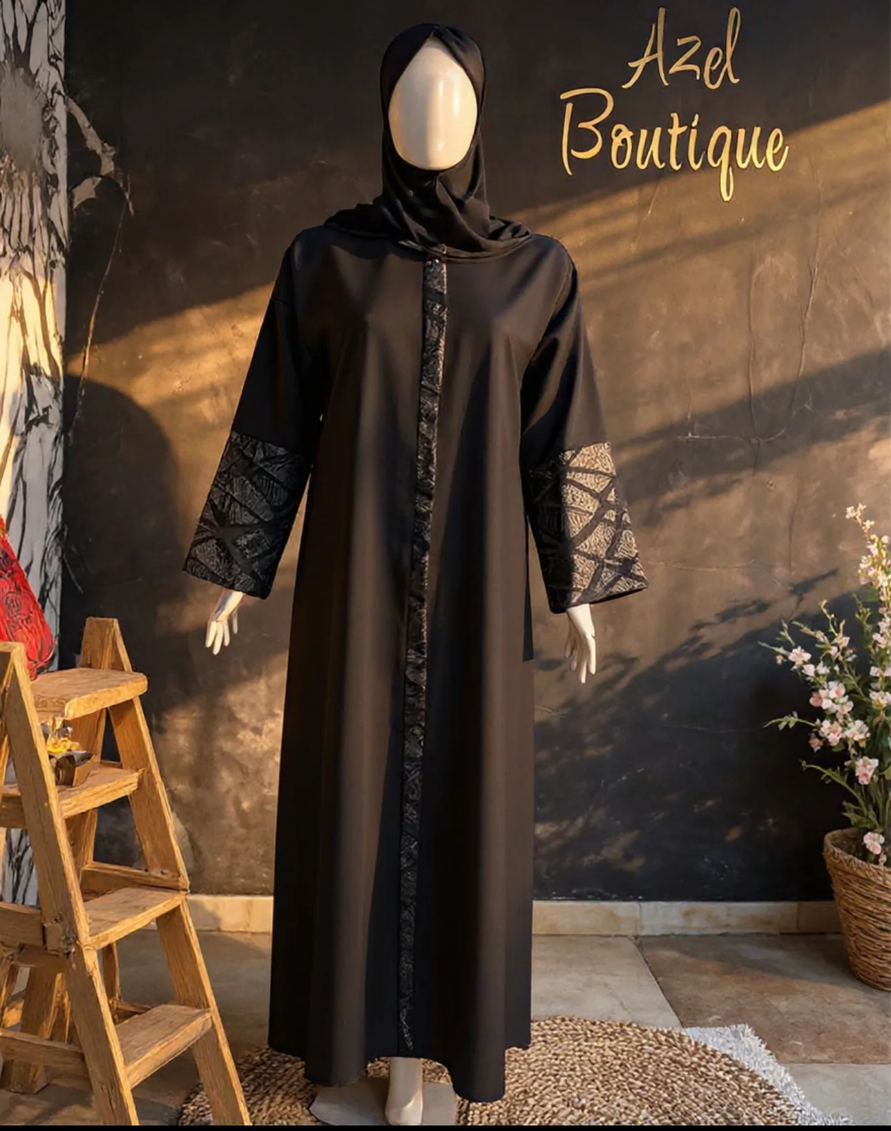 ABAYAT BOUCHRA noir 2