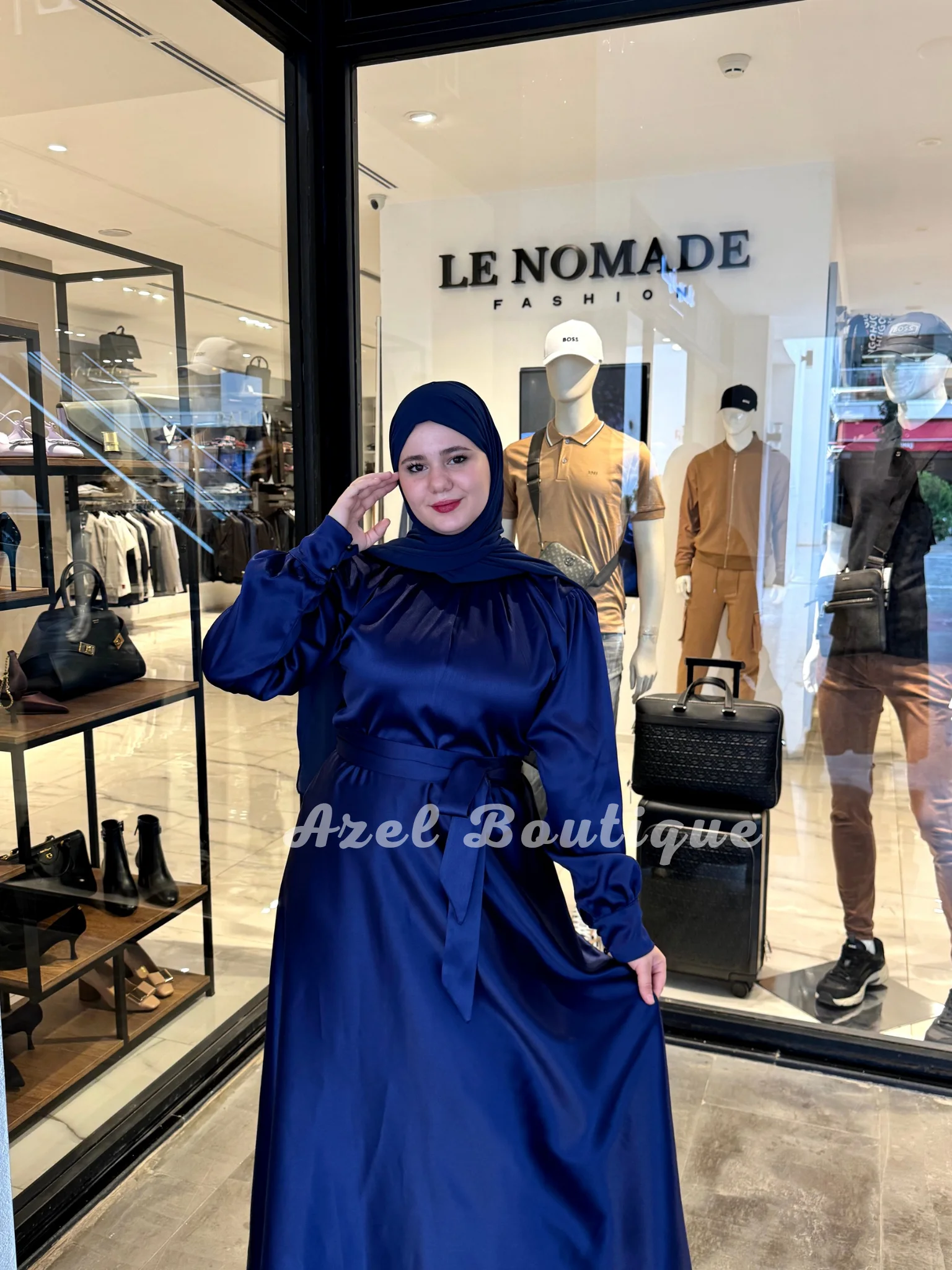 ROBE SATIN