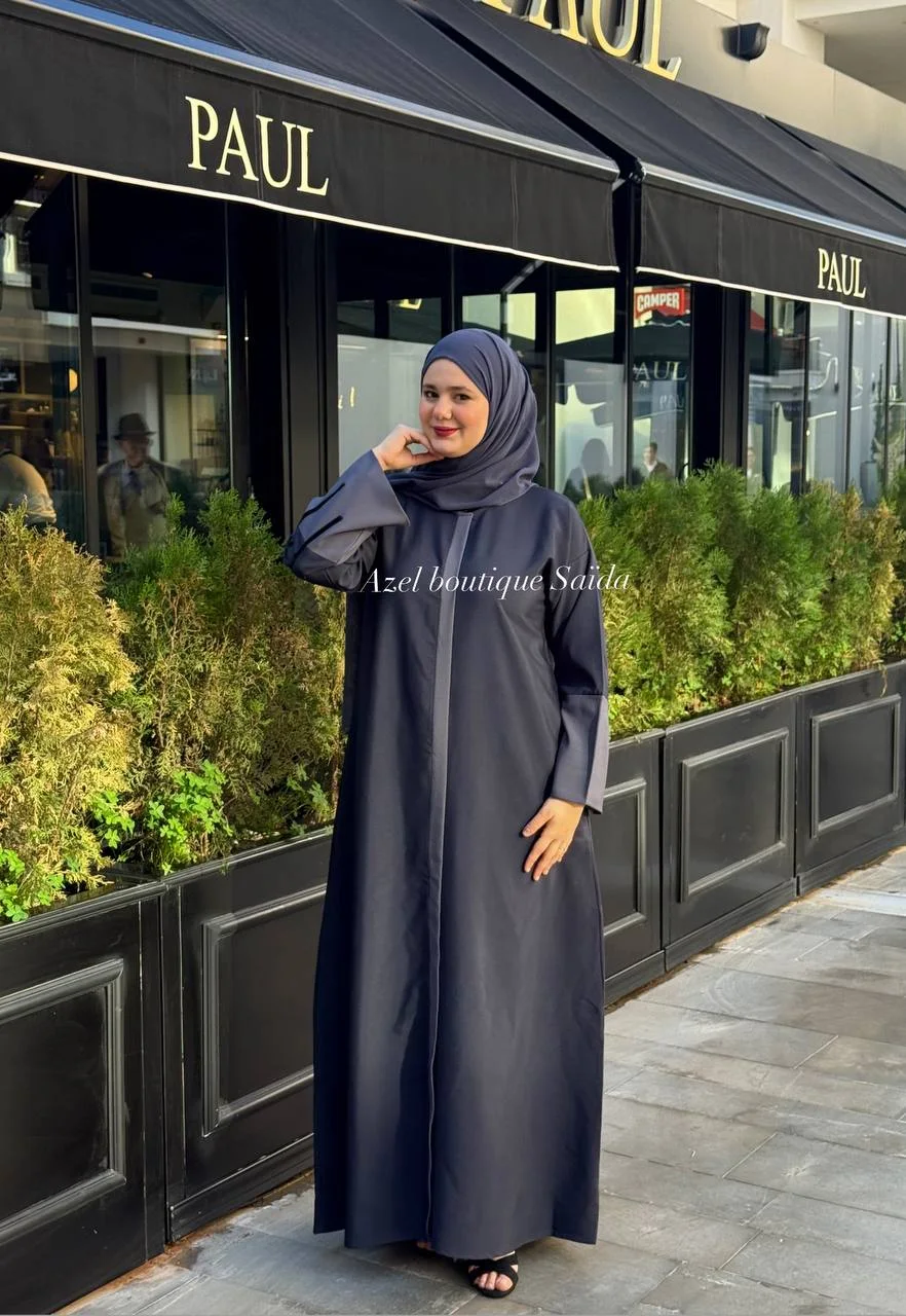 ABAYAT BOUCHRA gris/noir