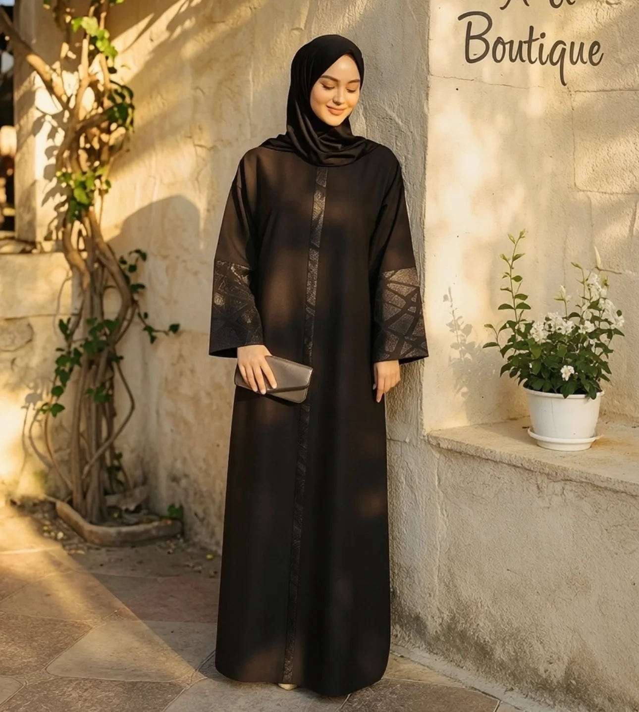 ABAYAT BOUCHRA noir 2