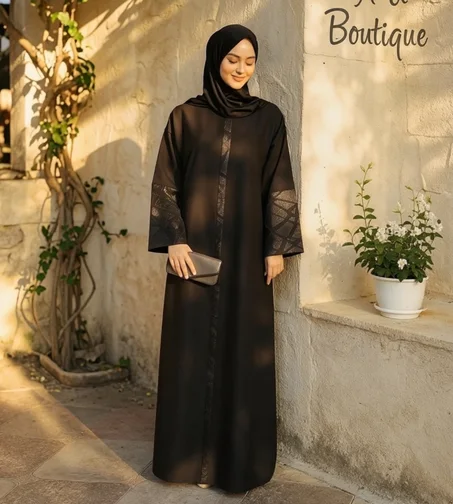 ABAYAT BOUCHRA noir 2