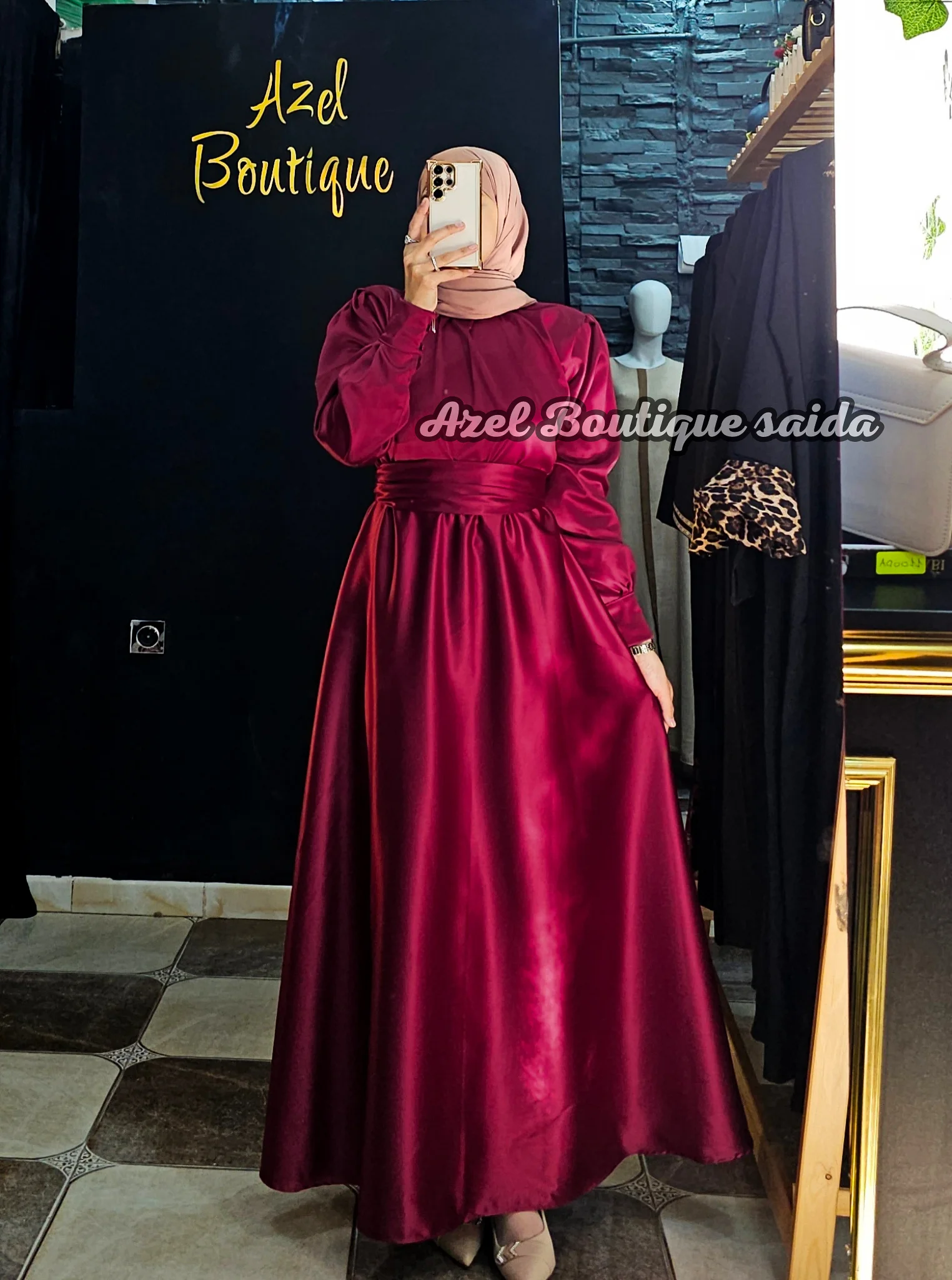 ROBE SATIN
