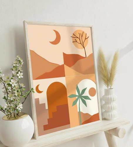 Boho- Minimalisme- Abstrait