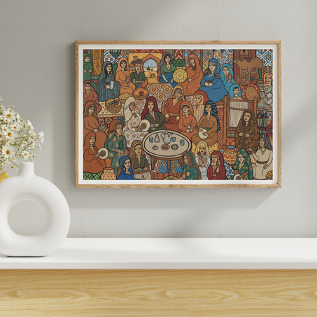 Art naïf - Contes Féminins