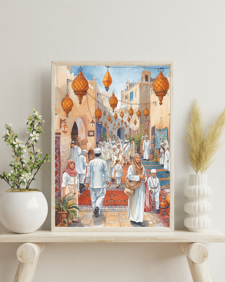 Scène de vie : Prière de l'Aïd