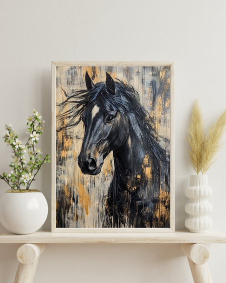 Art Équestre - Étalon Sombre