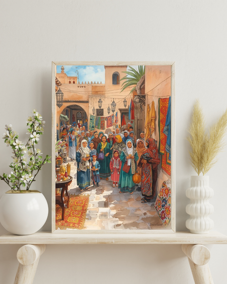 Scène de vie : Papotage femmes