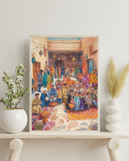 Scène de vie : Rassemblement Festif