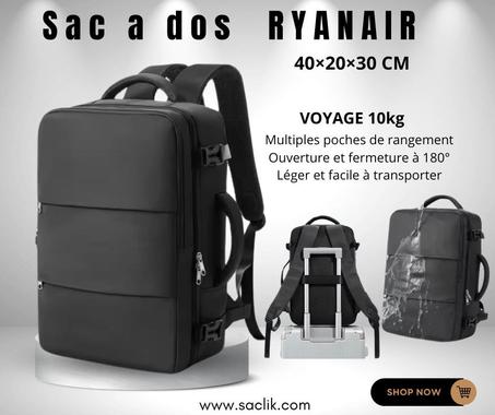 SAC A DOS RYANAIR EN AVION