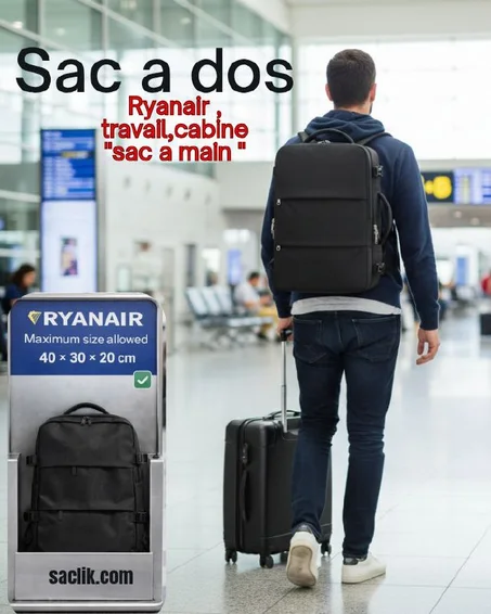SAC A DOS RYANAIR EN AVION