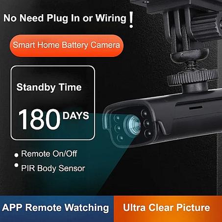 F13 Mini Size Smart Home CCTV Security WIFI Camera PIR Body Sensor IR