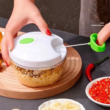 400ml Manual Food Crusher Mini Garlic Chopper