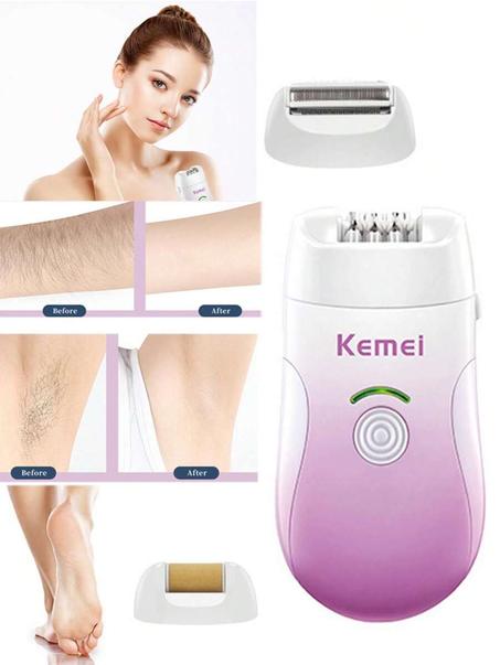 Kemei Km-908b Blackbird Women's Electric Shaver and callus remover
