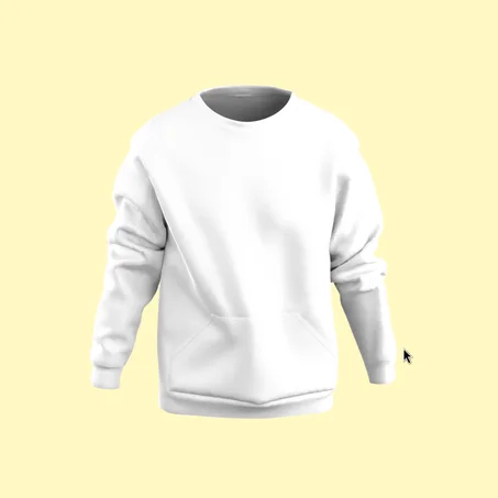 Sweatshirt Blanc