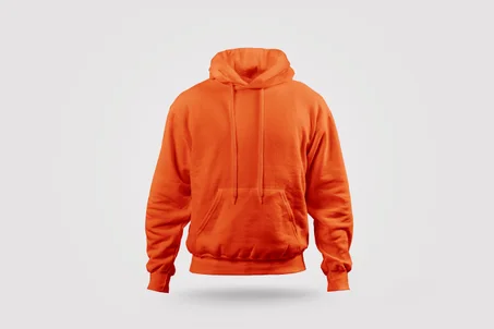 Pull Capuche Orange