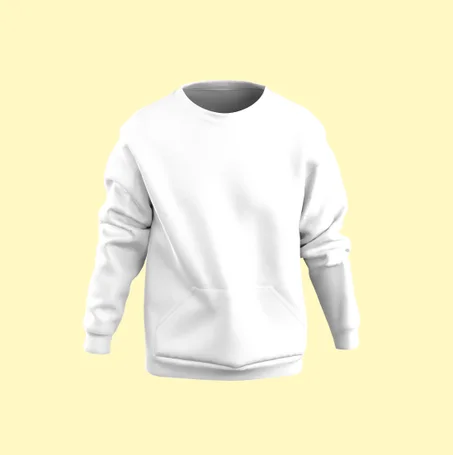 Sweatshirt Blanc
