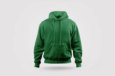 Pull Capuche Vert