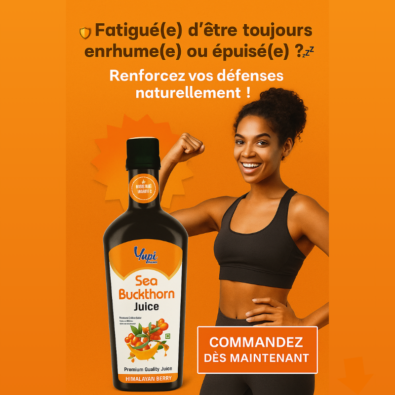 🧡 Sea Buckthorn Juice – Jus naturel aux 1000 bienfaits