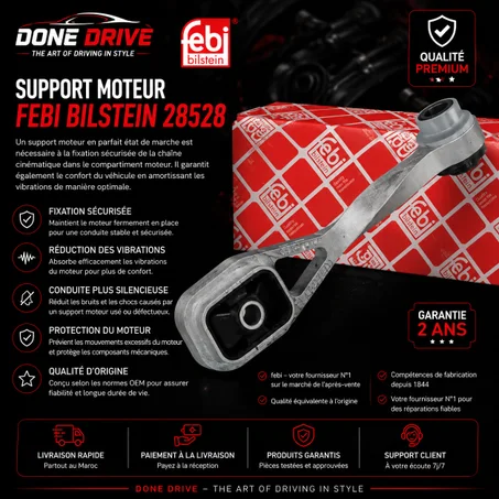 SUPPORT MOTEUR FEBI BILSTEIN 28528