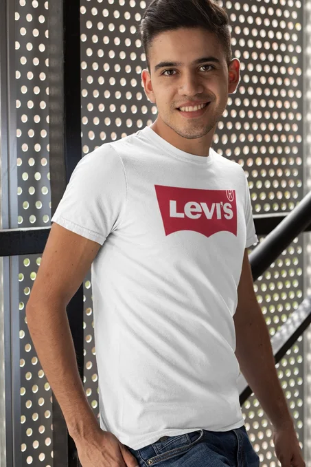 levis black and white T-Shirt - Adult - levis brand